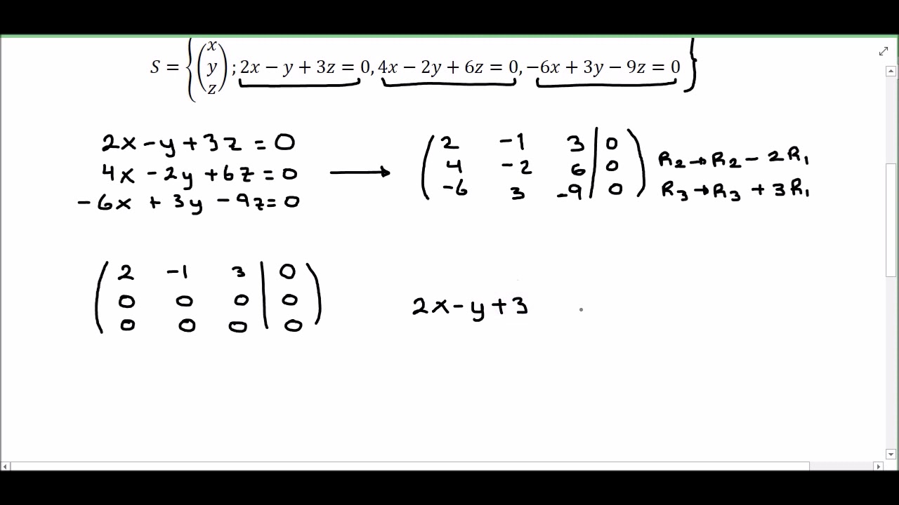 calcular la dimension de un espacio vectorial