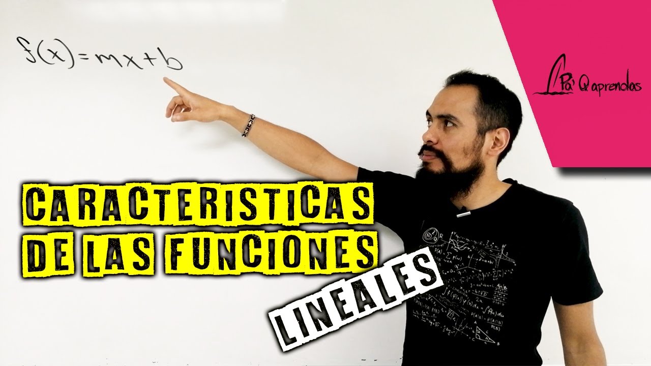caracteristicas esenciales de una ecuacion lineal