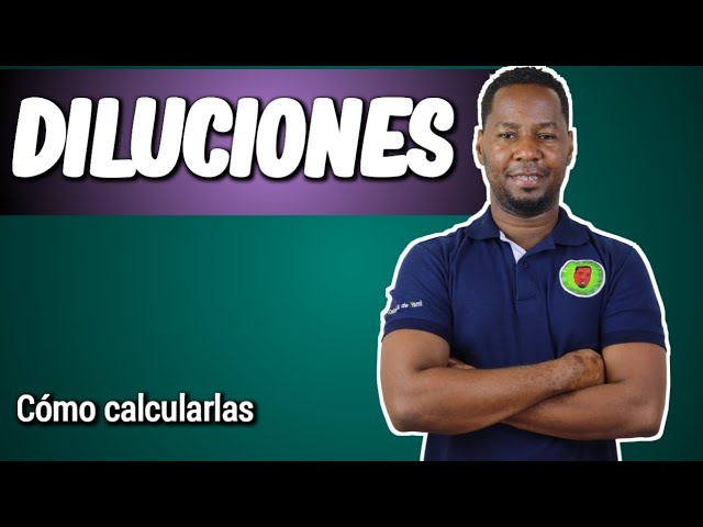 como calcular el volumen de una solucion diluida