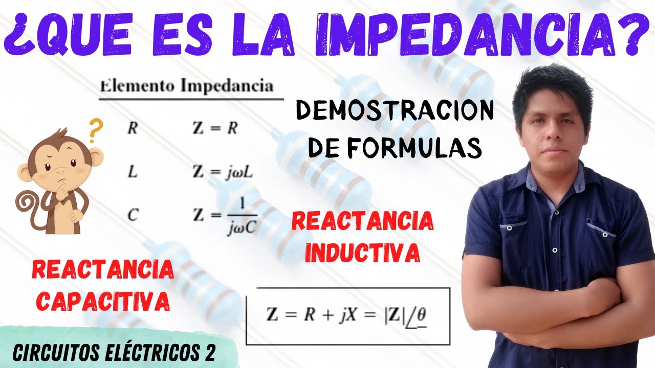 como calcular la impedancia de un capacitor