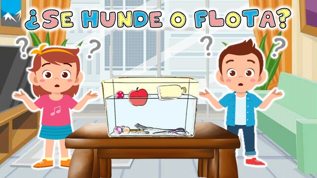 como explicar la flotacion a los niños