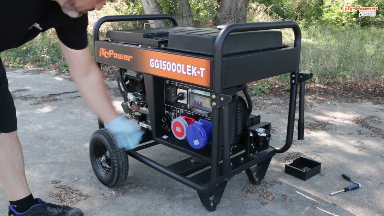 como medir el voltaje de un generador electrico