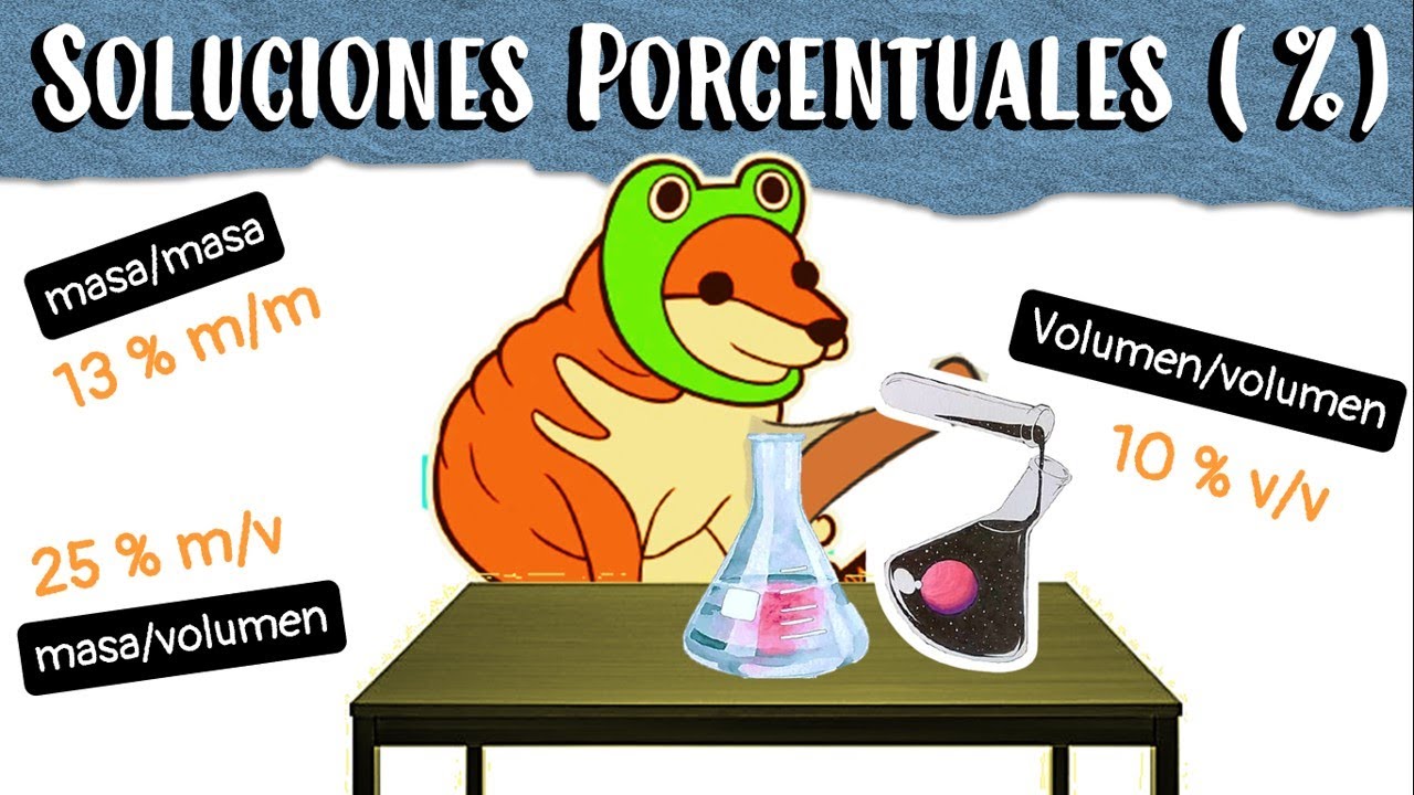 como se preparan las soluciones porcentuales