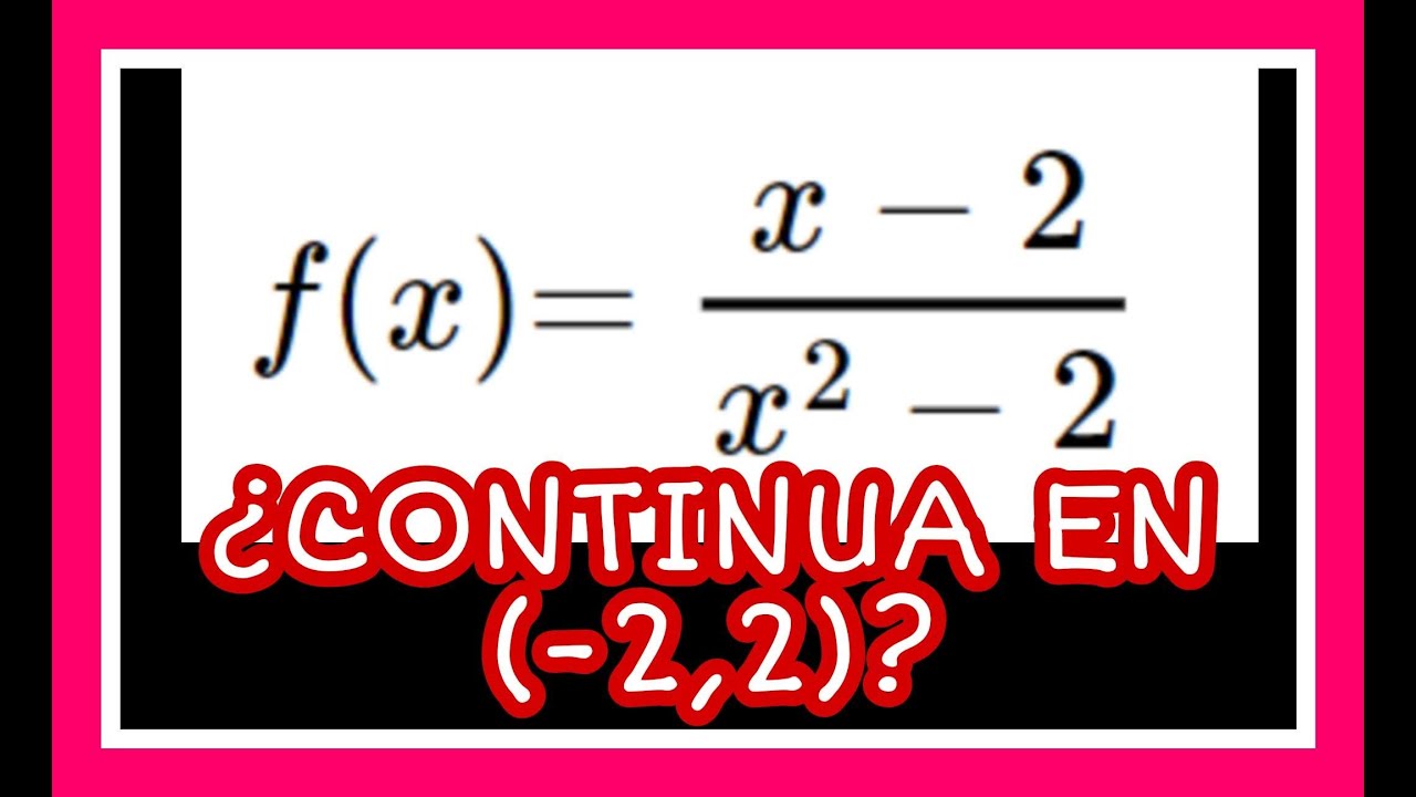 continuidad en un punto y en un intervalo
