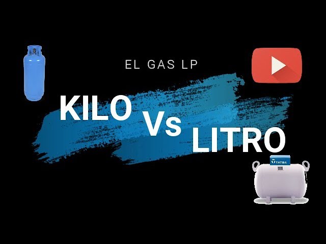 convertidor de litros de gas a kilos