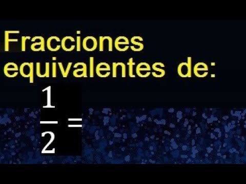 cual es el equivalente de 1 2