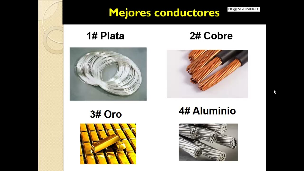 cuales son los mejores conductores de electricidad