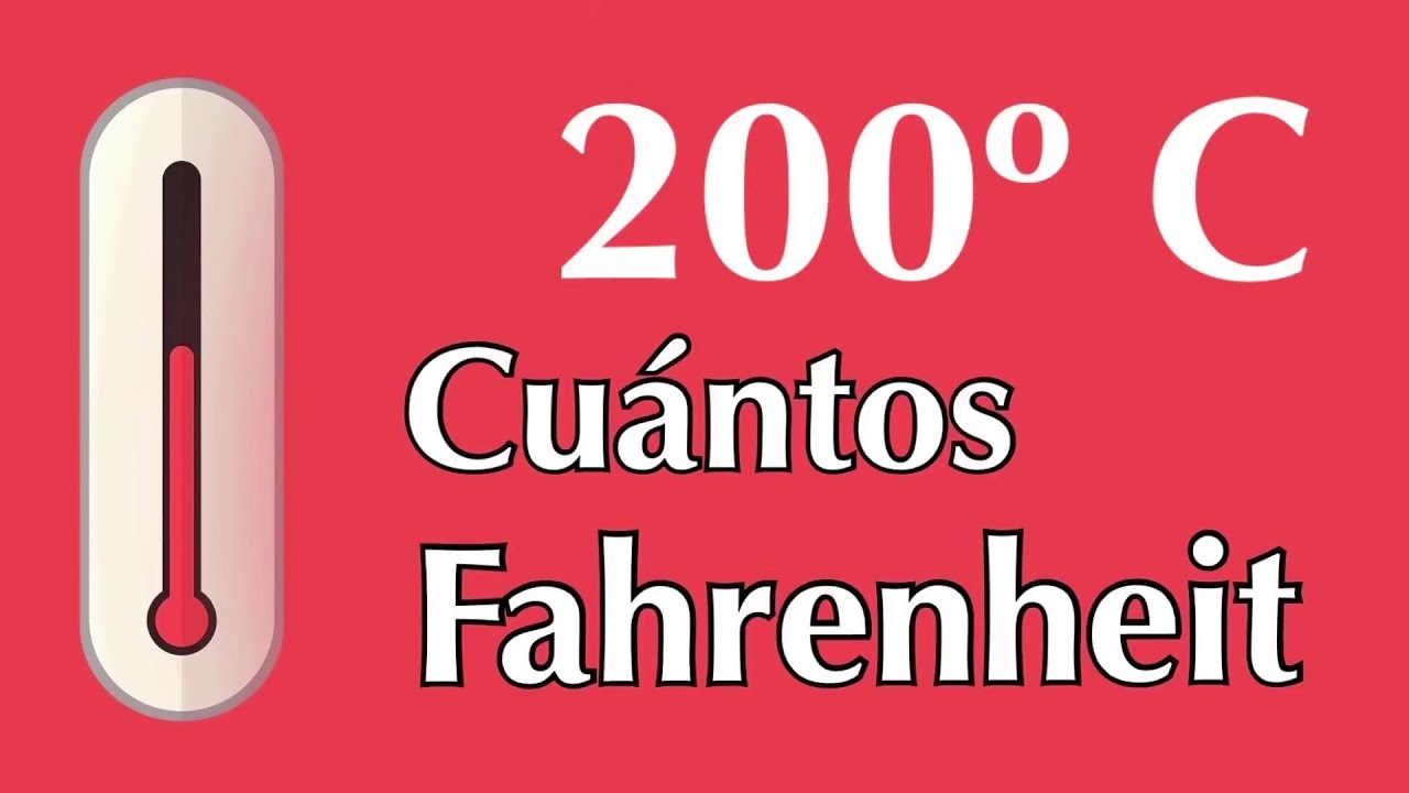cuantos son 200 grados centigrados en farenheit