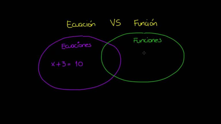 Diferencia entre ecuación lineal y función lineal: ¿Cuáles son sus