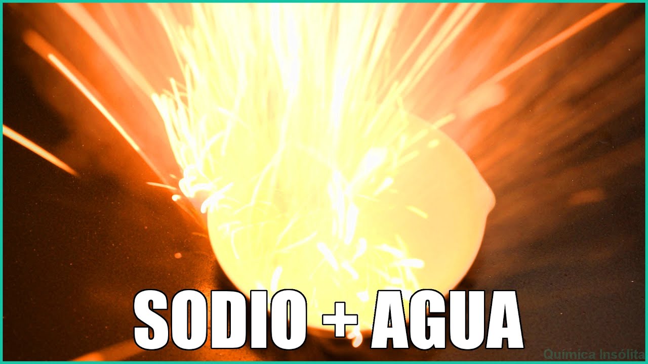 ecuacion quimica del sodio con agua