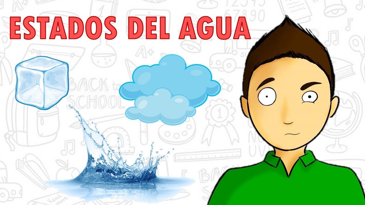 esquema de los estados del agua