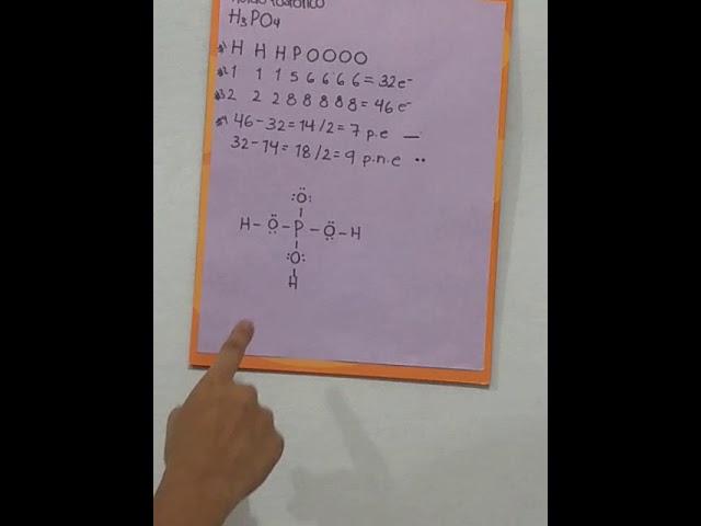 estructura de lewis del acido fosforico