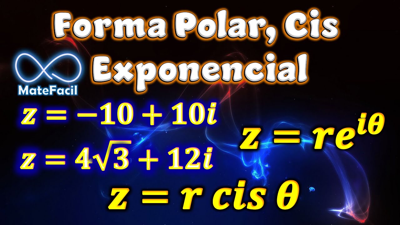 forma polar y exponencial de un número complejo