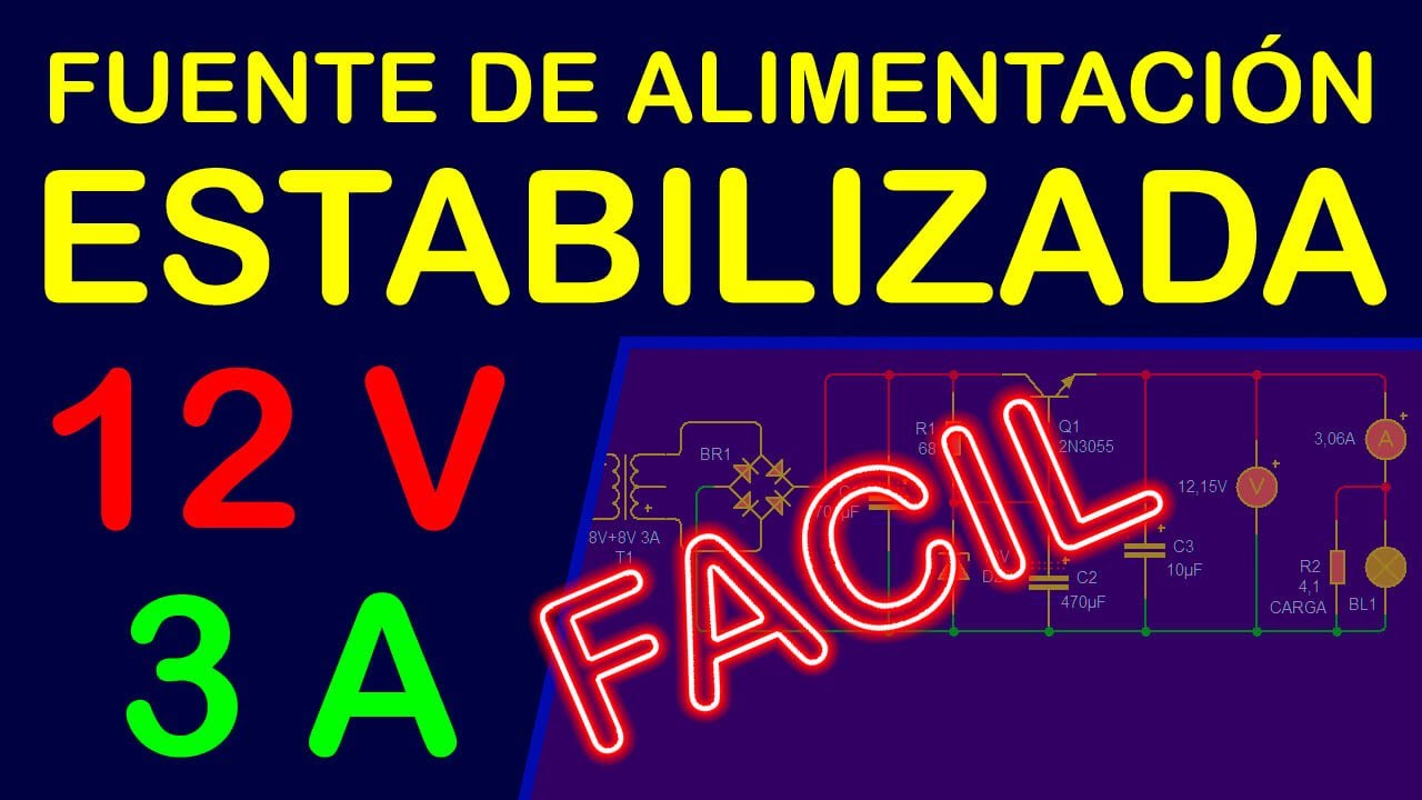 fuente de 12 voltios 1 amperio