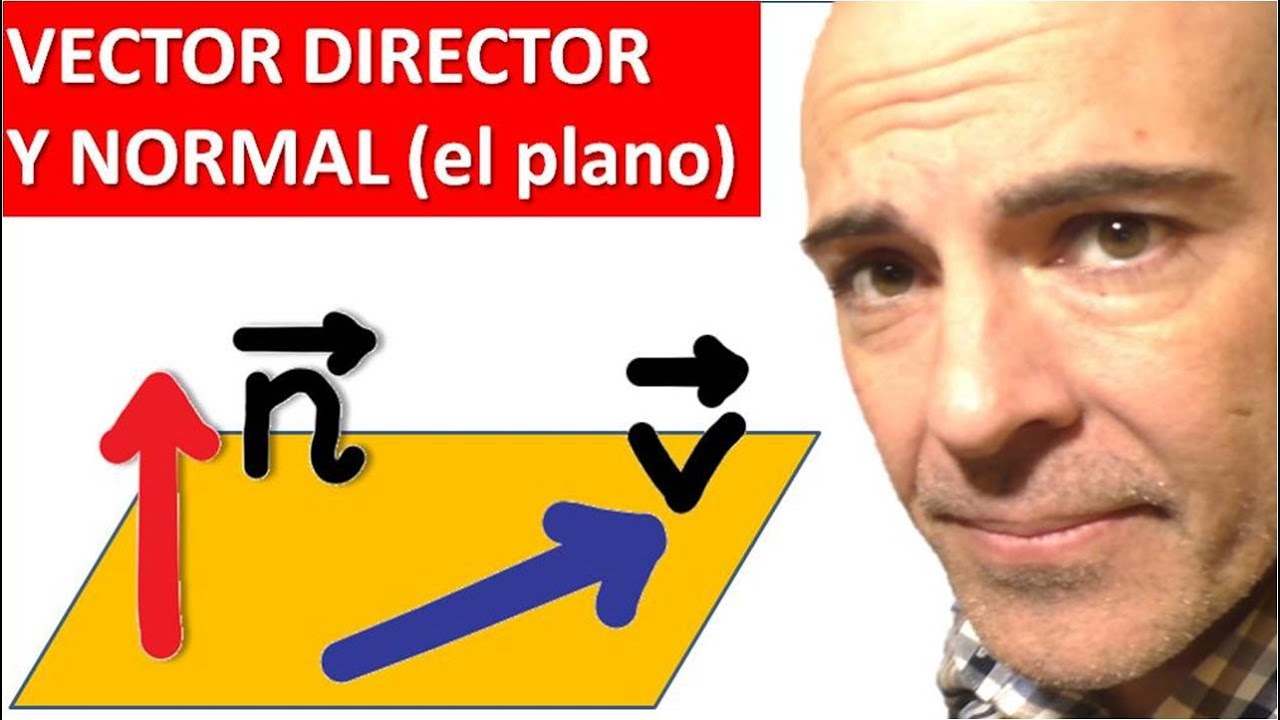 hallar el vector normal de un plano
