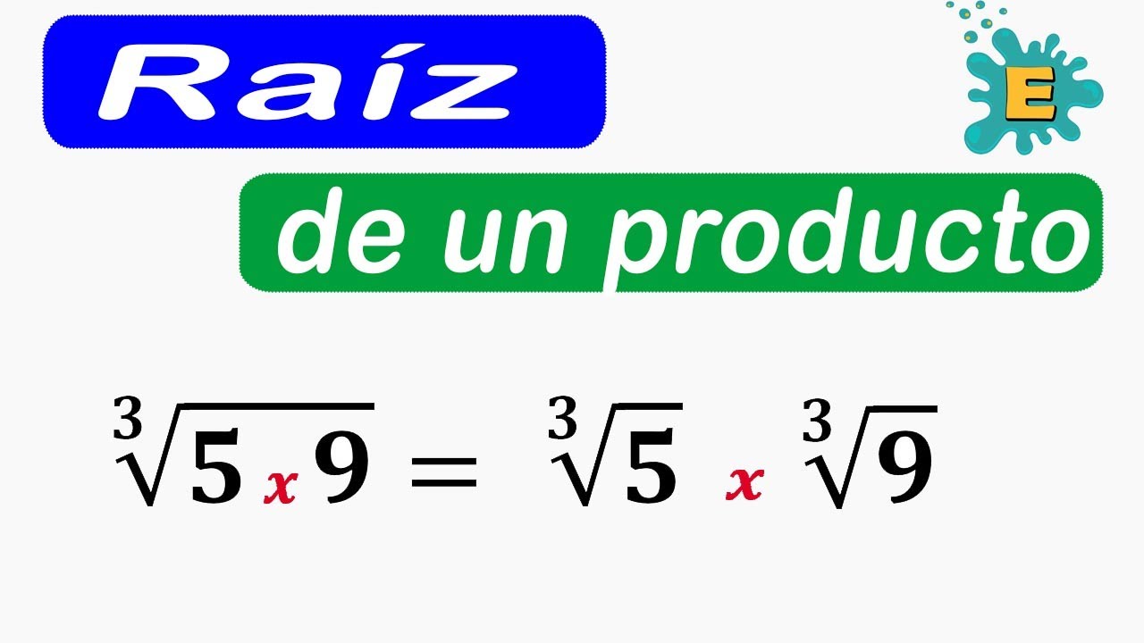 la raiz cuadrada del producto de dos numeros