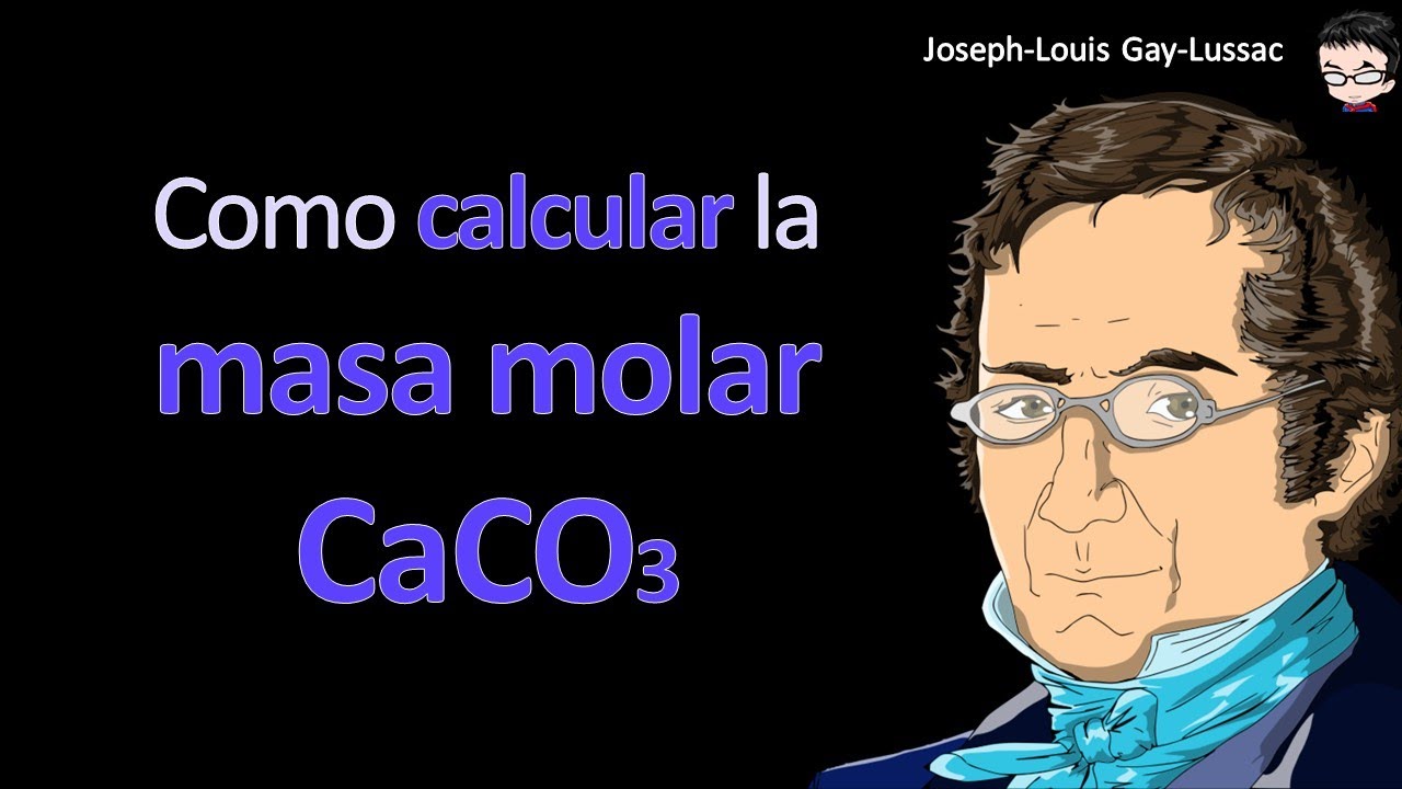 masa molar del carbonato de calcio