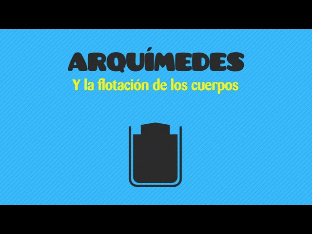 porque las cosas pesan menos en el agua