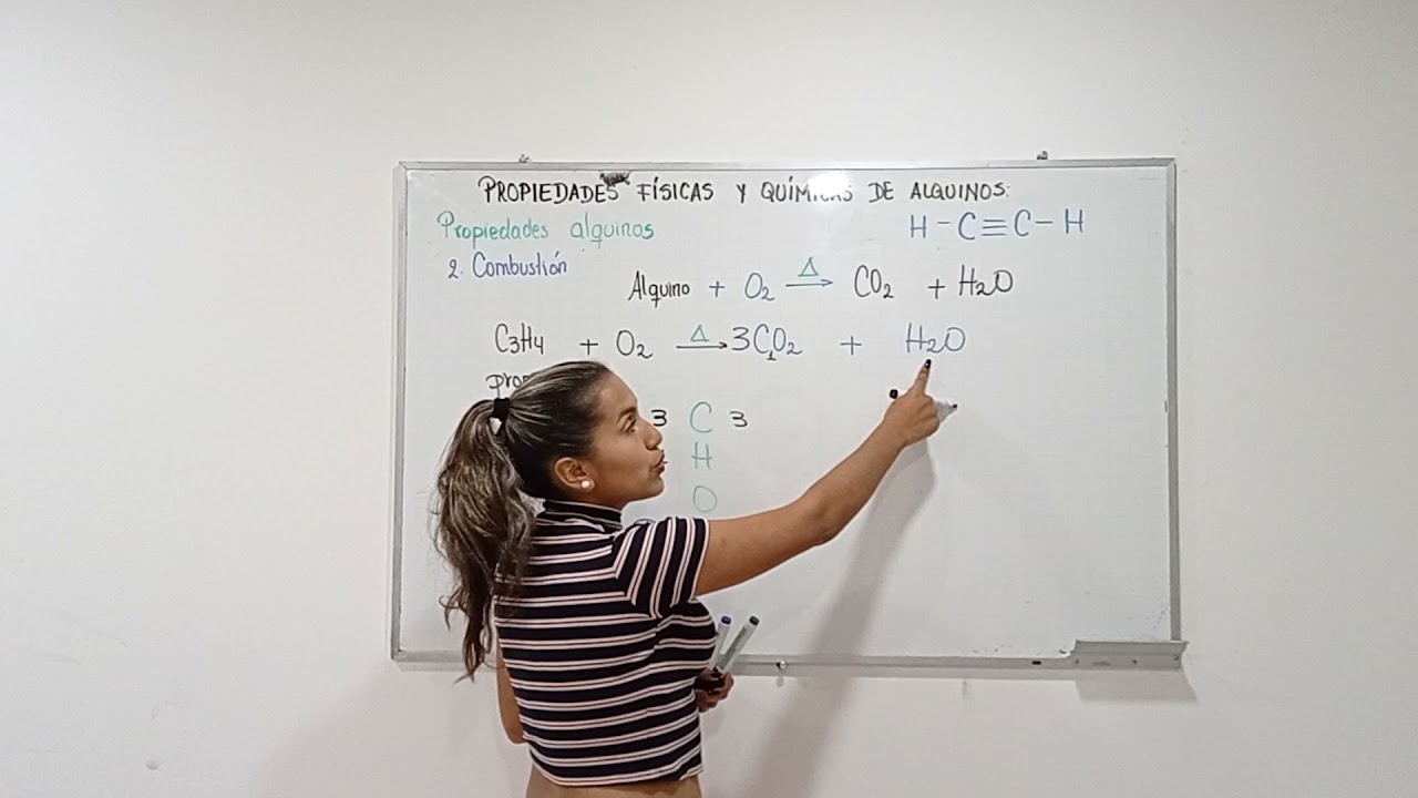 propiedades físicas y quimicas de los alquinos