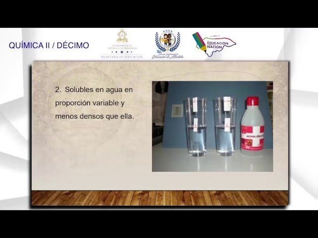propiedades fisicas y quimicas del alcohol etilico