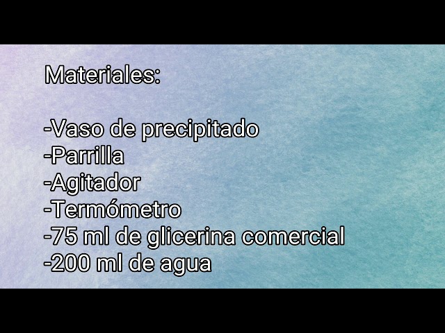 punto de ebullicion de la glicerina