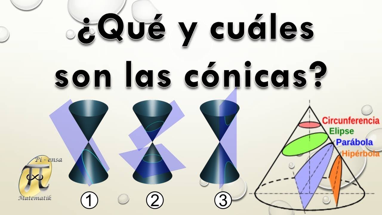 que son las conicas en geometria