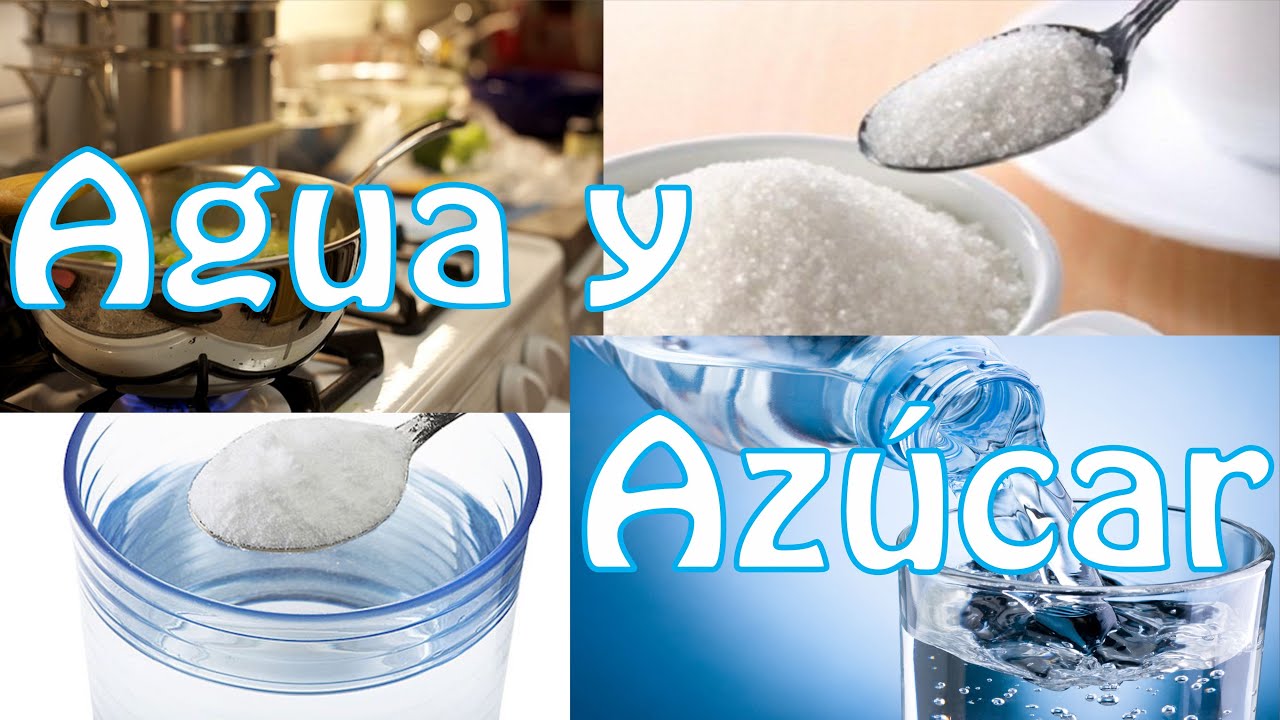 que tipo de solucion es el agua con azucar