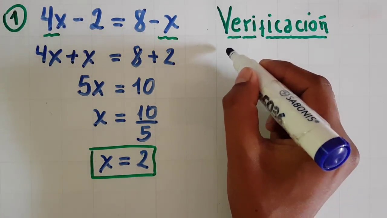 resuelve cada una de las siguientes ecuaciones