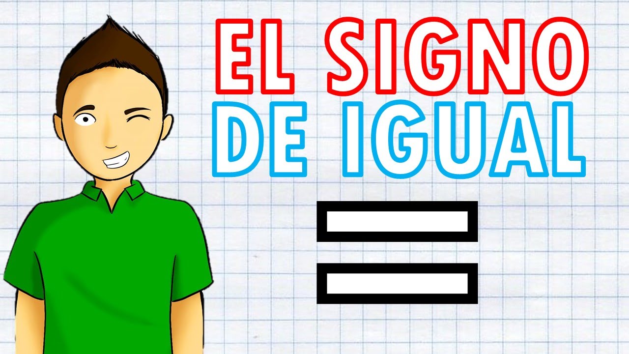 signo igual con una onda arriba