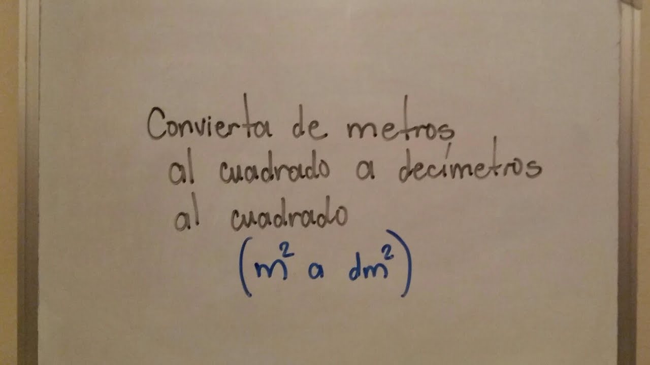 3 metros cuadrados a decimetros cuadrados