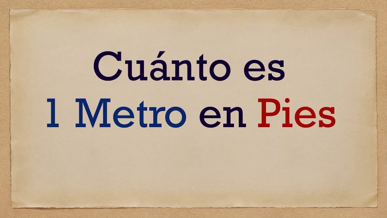 5 pies y 3 pulgadas en metros