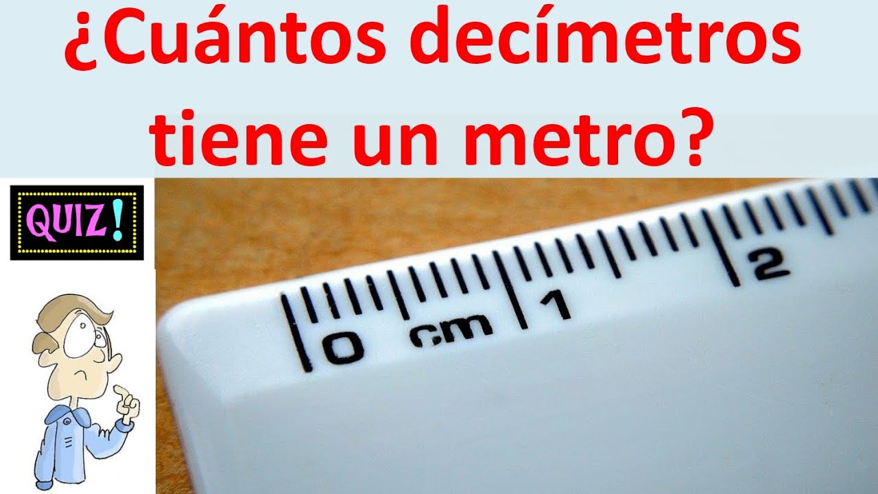 a cuantos decimetros equivale 1 metro