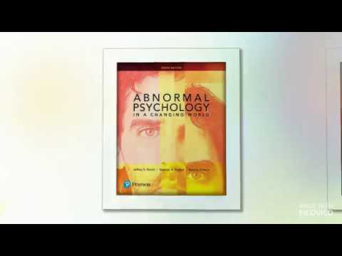 abnormal psychology in a changing world 10th edition