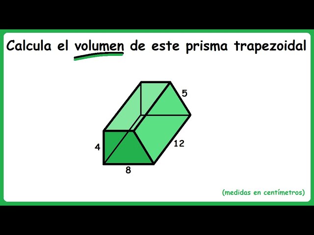 calculo de volumen de un trapezoide