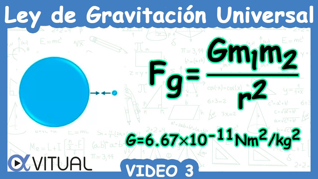 como calcular la distancia en la ley de gravitacion universal