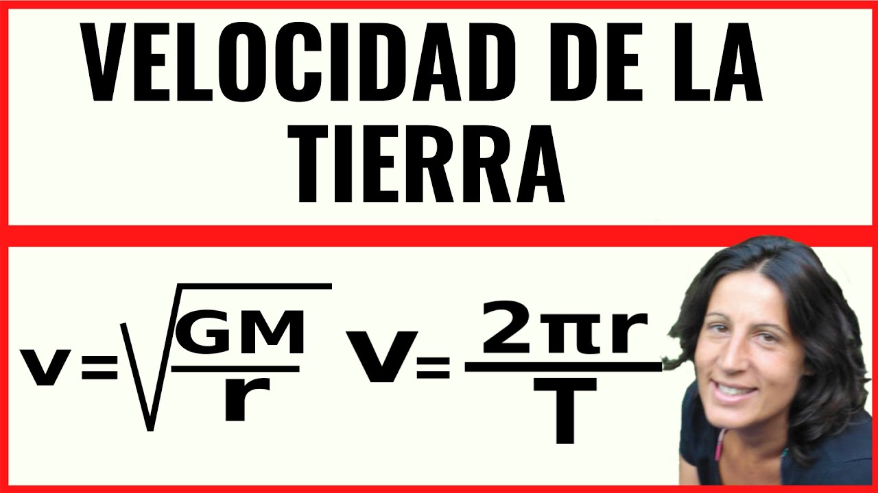 como calcular la velocidad de la tierra