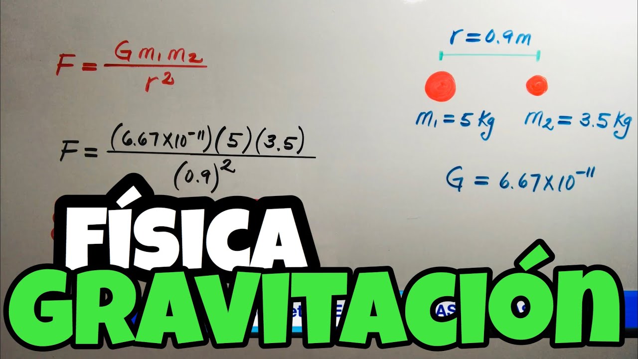 como resolver problemas de fuerza gravitacional