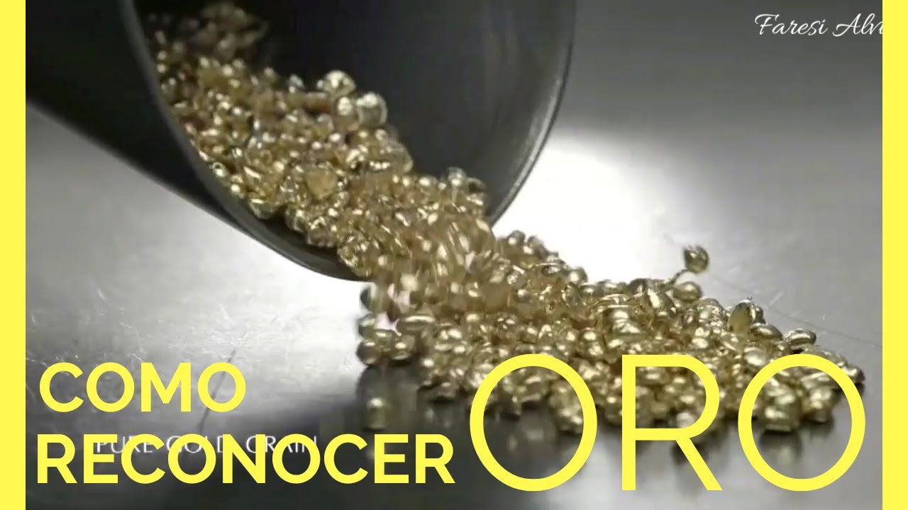 como saber si una cosa es de oro