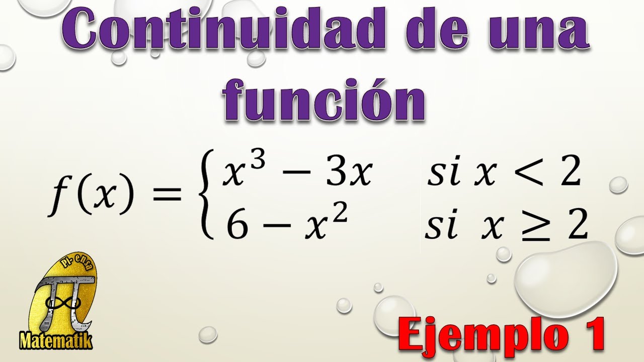 continuidad de una función a lo largo de la historia