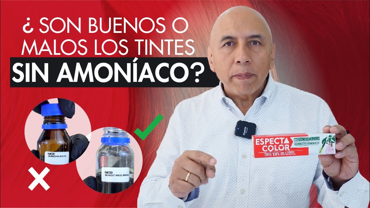 el tinte sin amoniaco se va con los lavados