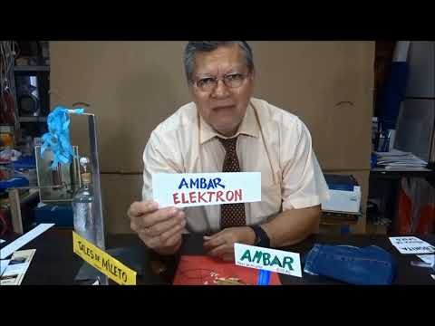 experimento de tales de mileto ambar