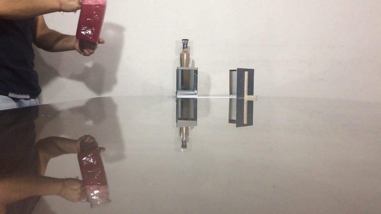 experimentos de reflexion de la luz en espejos