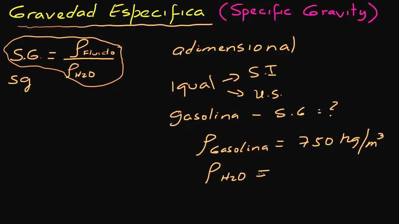 gravedad especifica de la gasolina a 25 c