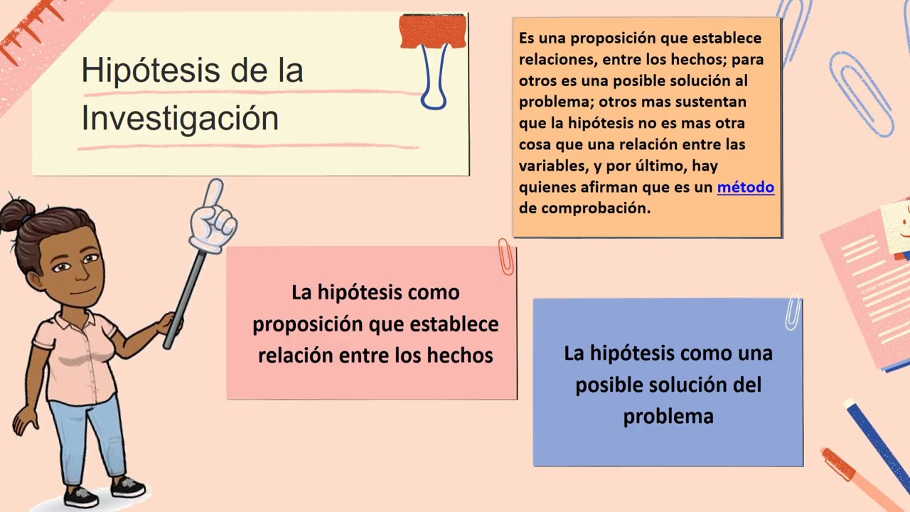 hipotesis general y especifica de una investigacion