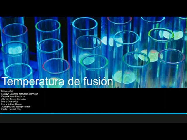 instrumento para medir la temperatura de fusión