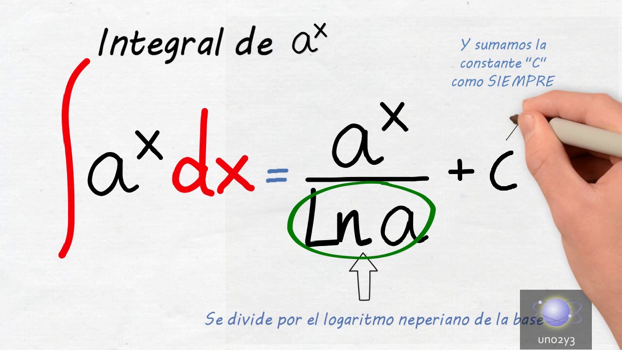 integral de 5 a la x