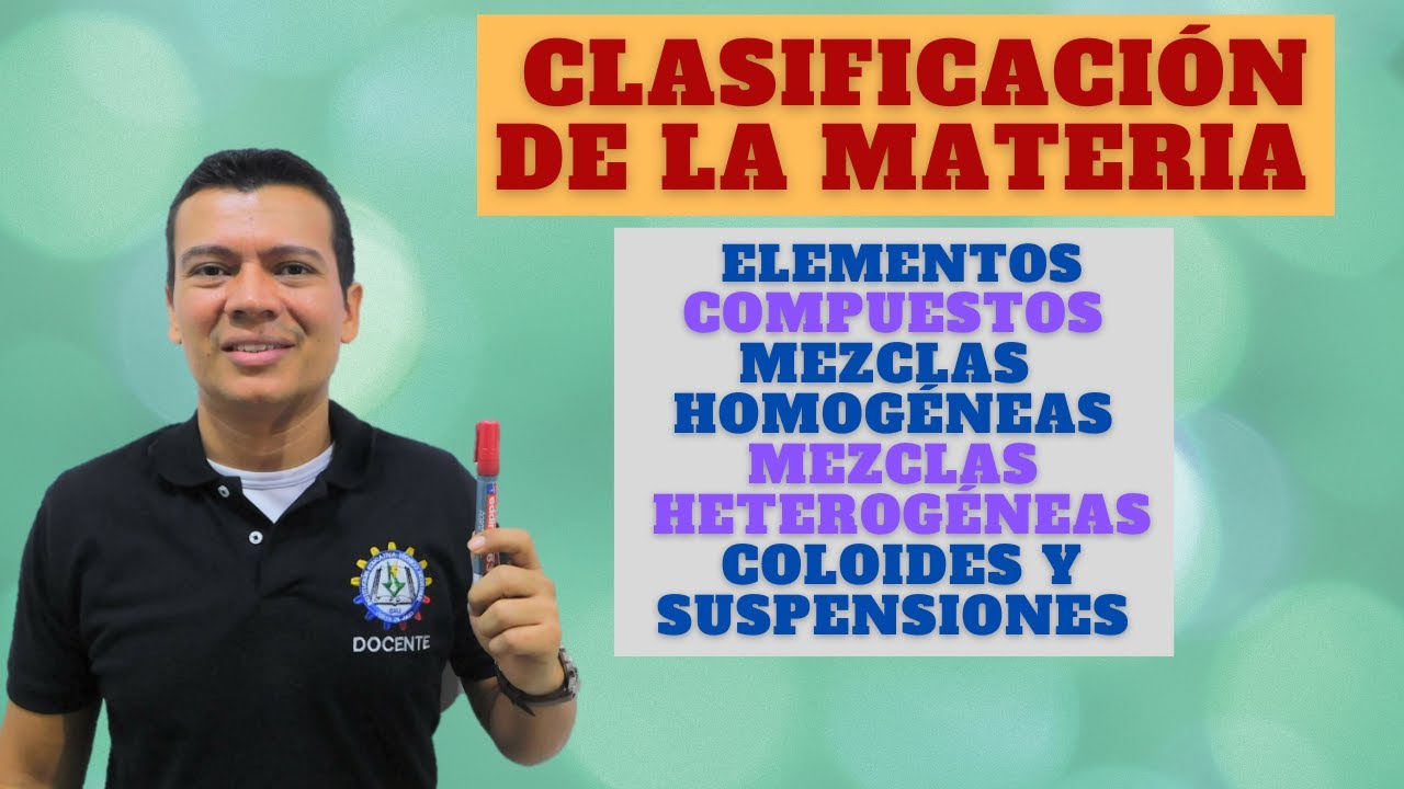materia sustancias mezclas soluciones y coloides