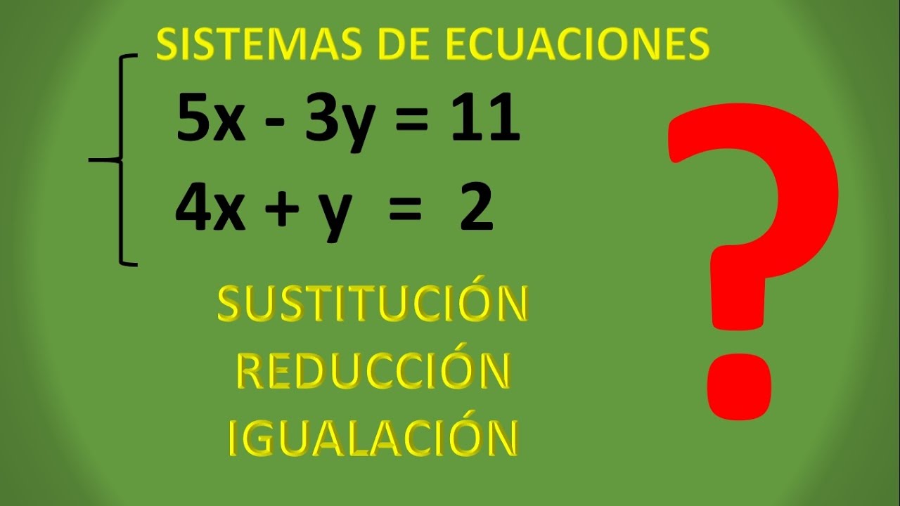 metodos para resolver sistemas de ecuaciones no lineales