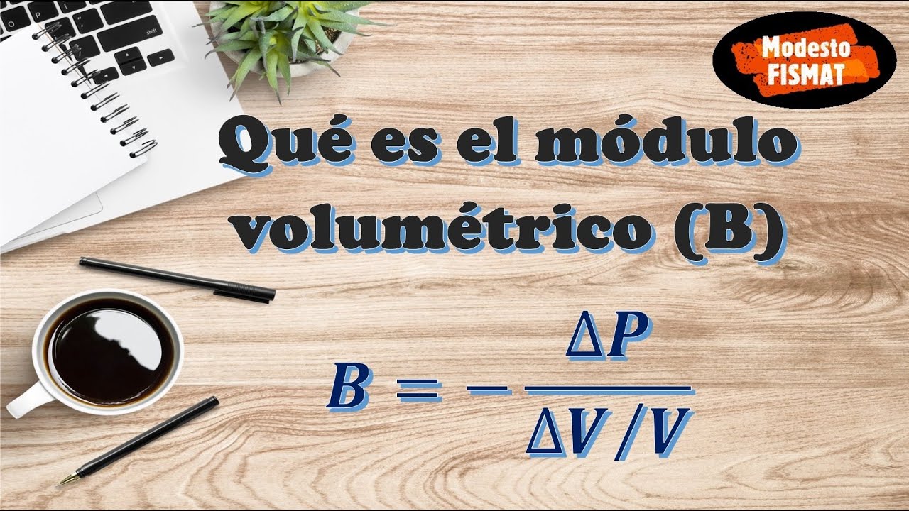 modulo de elasticidad volumetrico del agua
