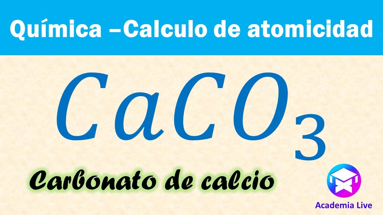 numero atomico del carbonato de calcio